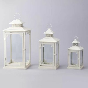 <b>Brass</b> <b>Lantern</b> Decorative Candle Holder Indoor Outdoor Home Decoration Durable Metal <b>Lantern</b> with Intricate Design - Product Image 2