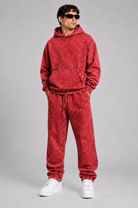 Chándal de Invierno para Hombre, Ligero, Resistente al Viento, con Logotipo Personalizado, Bajo MOQ, Servicio OEM, Calidad Superior, Felpa Lavada con Ácido - Product Image 5