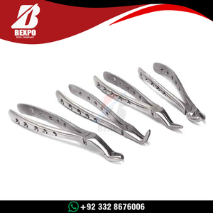 Juego de 8 Piezas de Fórceps para Extracción Dental Mínimamente Invasiva, Instrumentos Quirúrgicos Dentales de Bexpo International - Product Image 2