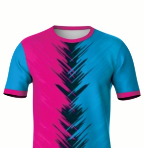T-shirt en polyester pour sublimation, durable, imprimé sur toute la surface - Product Image 5