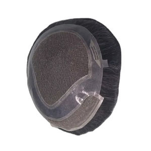 Taz Hair BD Prótesis Capilar de Cabello Humano Remy Indio con Onda Natural y Frente de Encaje, Calidad Premium - Product Image 3