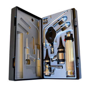 Kit de Instrumentos de Examen Diagnóstico ENT, Hojas Curvas y Rectas Manuales de Acero Inoxidable, Herramientas Quirúrgicas Reutilizables, Set Médico - Product Image 5