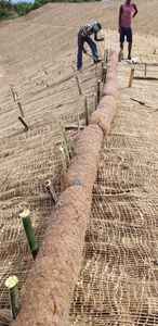 Haute qualité orienté vers l'exportation Geo Jute Textile toile de jute feuille toile Scrim tissu rouleau 100% naturel écologique du Bangladesh - Product Image 3