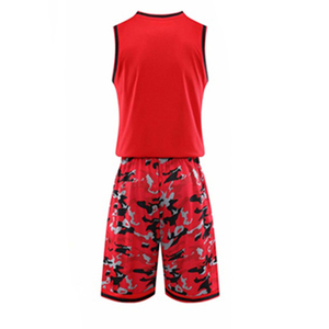Conjunto de Uniforme de Baloncesto sin Mangas, Ligero y Personalizable al por Mayor, Transpirable, de Secado Rápido, 100% Poliéster Malla - Product Image 6