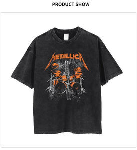 Men's & Women's Frayed Paint Splatter Washed T-Shirt 2026 Charcoal Black Oversized urban <b>Distressed</b> Streetwear <b>Top</b> HD - Product Image 5