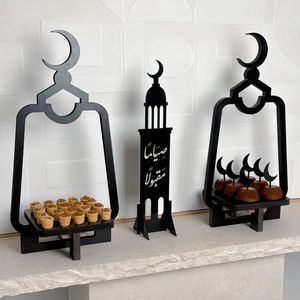 Décoration de festival musulman, décoration de l'Aïd al-Fitr, cadeau de l'Aïd al-Adha, panneau Ramadan Moubarak, décoration murale islamique, lanterne en bois du Ramadan - Product Image 2