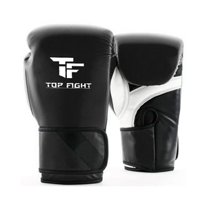 Gants de boxe en cuir véritable pour adultes unisexes, avec support de poignet Velcro, pour Kickboxing, Muay Thai, MMA - Product Image 5
