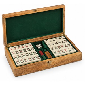 Ensemble de tuiles de mahjong en bois de manguier en gros - Fabriqué à la main à Moradabad - Product Image 1