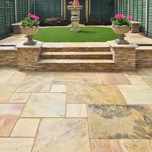 Shivara <b>Stones</b> Modern Natural Sandstone <b>Fossil</b> Tile Slab Beige Brown Decorative Wall Floor Tile for Hotel Interior Exterior - Product Image 2