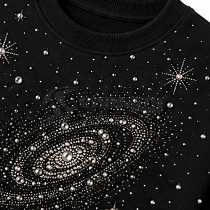 Sweat-shirt pour homme 2026, design en strass, manches longues, pull décontracté à la mode pour homme - Product Image 6