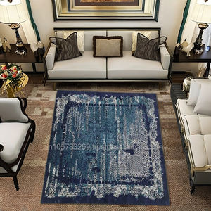 Tapis moderne de luxe en laine personnalisable Tapis de porte de prière brodé en pile de boucle artisanale Ensemble de haute qualité - Product Image 3