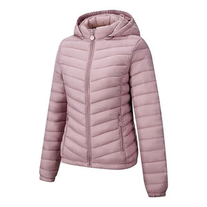 Chaqueta Acolchada Ligera para Mujer, Abrigo Acolchado Tipo Burbuja para Primavera e Invierno, Ropa Exterior Informal con Capucha, Moderna y en Capas - Product Image 3
