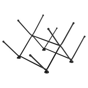 Porte-bouteilles à vin en métal moderne, design minimaliste pour 2 bouteilles, pour la décoration de la maison - Product Image 4