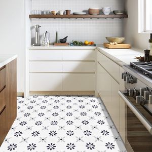 20 Pezzi Piastrelle Autoadesive in PVC 7,9 X 7,9 Pollici, Impermeabili e Antiscivolo, Strisce per Pavimenti in Plastica Autoadesive - Product Image 3