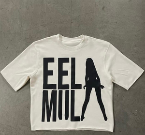 เสื้อยืดสตรีทแวร์ทรงโอเวอร์ไซส์ สไตล์วินเทจ พิมพ์ลายดิจิตอล ล้างสีแบบแอซิด ผ้าคอตตอนเนื้อหนานุ่ม สวมใส่สบาย ทรงปกติ สำหรับผู้ชาย - Product Image 5