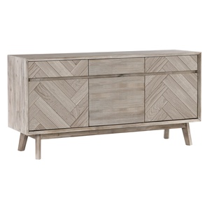 Premium Wooden Buffet <b>Sideboard</b> <b>Storage</b> Cabinet with Drawers and Shelves for Living Room Dining Area Home Furniture - Product Image 1
