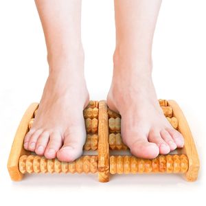 Dual Wooden Shiatsu Massage Foot <b>Roller</b> Acupressure Relaxation for Leg & <b>Back</b> Stress Relief Plantar Relaxation Foot Massager - Product Image 6