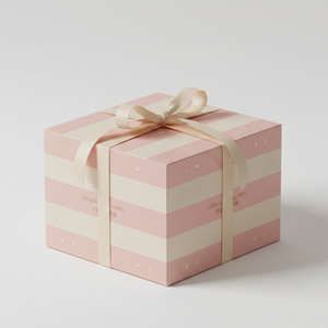 Boîtes à gâteaux jetables écologiques et recyclables en carton ondulé avec fermeture magnétique et poignée, personnalisables avec logo/design graphique (héliogravure/sérigraphie) - Product Image 4