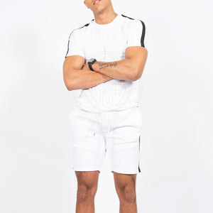 Conjunto corto para hombre de alta calidad, tela de algodón suave, ideal para verano, informal y para la playa. - Product Image 6