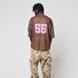 Camiseta Deportiva Oversize de Malla con Número Personalizado, Corte Holgado, 100% Poliéster para Marcas de Moda, Camiseta de Fútbol Americano - Product Image 6