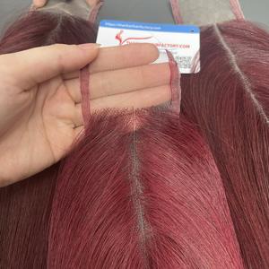 Venta al por mayor 100% Onda Natural Onda Recta Rizo Italiano Estilos Raw Doble Cierre Frontal Pelucas con Extensiones de Cabello Vietnamita - Product Image 3