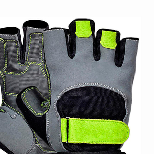 Gants de fitness athlétiques antidérapants pour hommes et femmes, à demi-doigts, avec fermeture à lacets, pour l'entraînement et la musculation, en Spandex – Grande Vente - Product Image 6