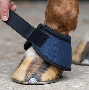 Equestrian 1680 D Ballistic Horse Bell <b>Boot</b> Comfort Double Neoprene Impact Protection Lightweight Outdoor Quick On/Off Lock - Product Image 4