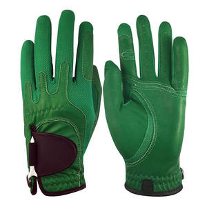 Gants de golf en cuir Cabretta de haute qualité avec logo personnalisé pour hommes et femmes, main gauche/droite, antidérapants, légers, gants de sport - Product Image 1