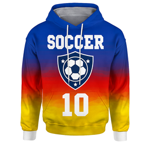 Sublimation Ombre Hoodie Pullover Sweatshirt <b>for</b> Men and Women, Stylish Casual Hooded Top <b>for</b> Streetwear Fashion - Product Image 4