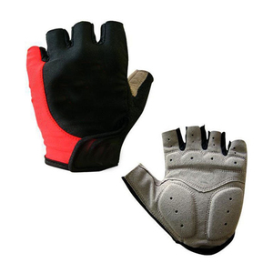Gants de cyclisme demi-doigts en PU, respirants, en maille, unisexes, pour l'été - Product Image 6