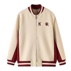 Chaqueta de Béisbol Unisex de Forro Polar Bordada de la Hermandad Kapa Alpha Psi Phi, Chaqueta de Calidad Superior con Cierre Completo, Estilo de Chaqueta de Calentamiento con Letras Griegas - Product Image 1