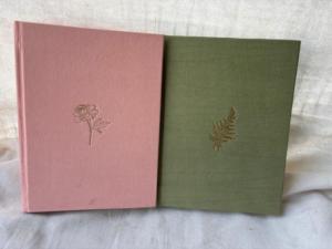 Cuaderno con Cubierta de Tela de Lino, Diario con Estampado Metálico, Papel de Algodón, Cuaderno de Escritura Minimalista de Tapa Dura, Regalo - Product Image 4