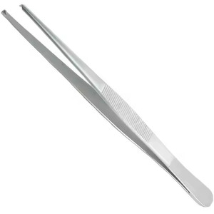 Pinzas de Disección de Acero Inoxidable Alemán de 1x2 Dientes, Pinzas Quirúrgicas Manuales Reutilizables para Tejidos, Clase II, Certificación CE - Product Image 5