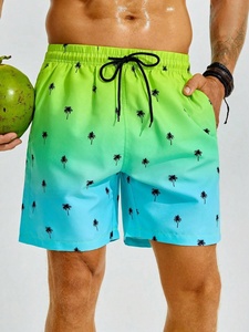 RTS Wholesale Price Men Beach Shorts Bottoms Sublimation Swim Surf <b>Boxer</b> Trunks Men's OEM <b>Polyester</b> Drawstring Shorts AI-BS-201 - Product Image 5