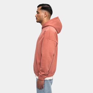 Sudadera con capucha oversize para hombre, estilo casual, de moda, con cremallera completa, de tejido de algodón polar suave, corte holgado y relajado, modelo 2026. - Product Image 3