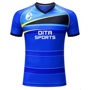 เสื้อแฮนด์บอลสีน้ำเงินรอยัลสำหรับผู้ชายแขนสั้นชุดทีมระบายอากาศได้ดีน้ำหนักเบาเสื้อกีฬาแข่งขันฝึกซ้อม - Product Image 1