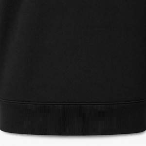 Sweat-shirt d'hiver à col zippé noir brodé avec logo personnalisé, streetwear pour femmes, pull à capuche en polaire, fabricant OEM en gros - Product Image 4