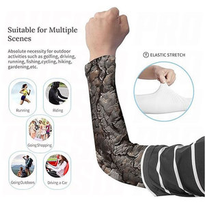 Manchons de compression sportifs respirants à séchage rapide avec logo personnalisé, haute qualité, pour le cyclisme, la pêche et la protection solaire UV - Product Image 1
