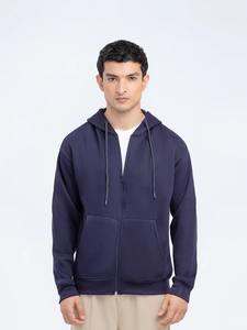 Sweat à capuche zippé pour homme de haute qualité, fabriqué en tissu de coton doux par des fournisseurs mondiaux de confiance - Product Image 4
