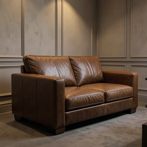 Sofá de Cuero Vacuno Genuino con Diseño Moderno y Elegante, Tapicería Premium, Estructura Sólida, Asientos Cómodos para Sala de Estar - Product Image 4