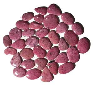 พลอยโรโดไนต์สีชมพูคุณภาพสูง AAA+ แท้ 100% ได้รับการรับรอง รูปทรงและขนาดตามสั่ง จำหน่ายแบบหลวมสำหรับทำเครื่องประดับ - Product Image 1