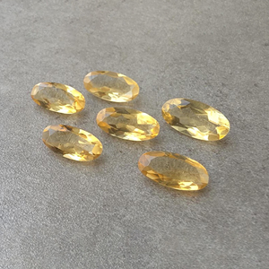 Piedra Preciosa Suelta de Citrino Natural Grado AAA, Corte Facetado, Forma Oval Grande, Calibrada, para Joyería - Product Image 6