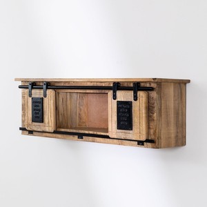 Vandana Flux Cresta mango wood wall <b>shelf</b> - Product Image 3