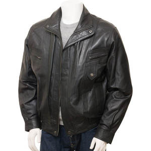Chaqueta de Cuero Vintage para Hombre, Estilo Motero, Cálida para Invierno, Fabricada por un Fabricante Profesional, Impermeable, Transpirable y Resistente al Viento - Product Image 3