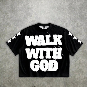 ฤดูร้อนสไตล์ใหม่เสื้อยืดผู้ชายสตรีทแฟชั่นสบาย ๆ สวมใส่สบายนุ่มระบายอากาศได้ดีน้ำหนักเบาพิมพ์ลายตัวอักษร 3 มิติ - Product Image 1