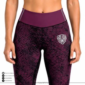 Leggings de yoga taille haute pleine longueur avec imprimé animal et logo sur la jambe droite, pantalon pour femme en spandex extensible dans les quatre sens - Product Image 3