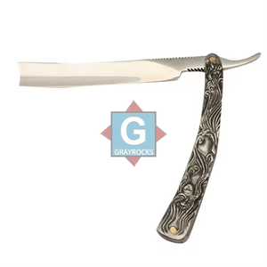 Navaja de Afeitar de Alta Calidad de Acero Inoxidable con Mango de Plástico Colorido para Barbería y Peluquería - Product Image 5