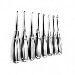 ชุดเครื่องมือผ่าตัดกระดูกแบบอุปกรณ์ขูดกระดูก Volkmann จำนวน 8 ชิ้น - Product Image 2