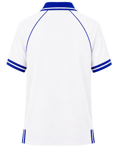 Camiseta Polo Personalizada Blanca y Azul Rey para Hombre, Ropa Deportiva Informal Personalizada, Transpirable, de Manga Corta, Mezcla de Algodón, para Golf - Product Image 2