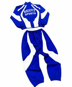 Conjunto Deportivo Rexfit Personalizado para Hombre, Chaqueta Cortavientos de Nailon con Cremallera Completa y Reflectante, Venta al Por Mayor - Product Image 1